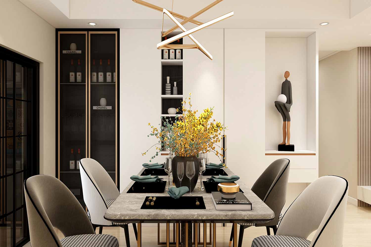 華潤二十四城84m&sup2;現代輕奢風格案例