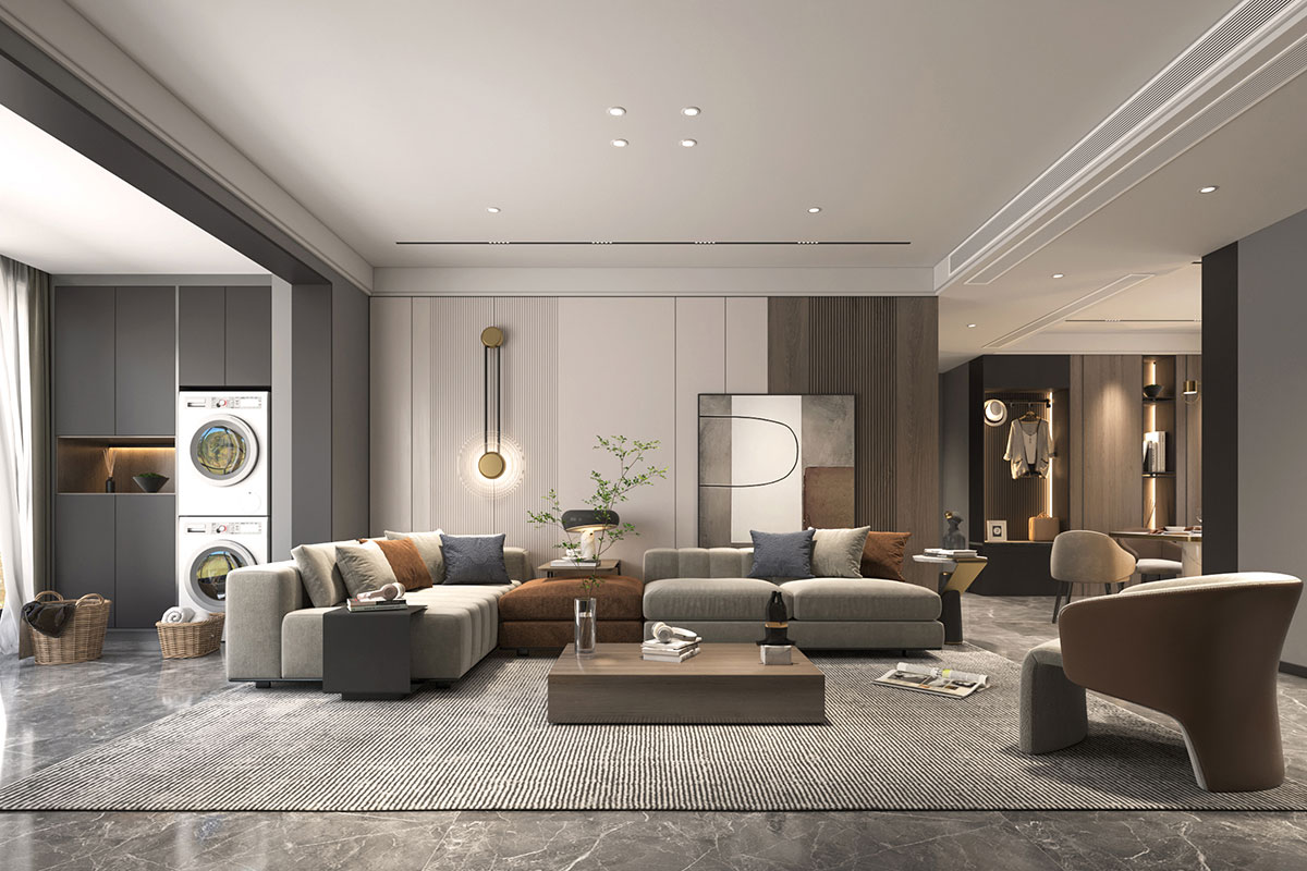 云星錢隆首府現代輕奢136m&sup2;案例