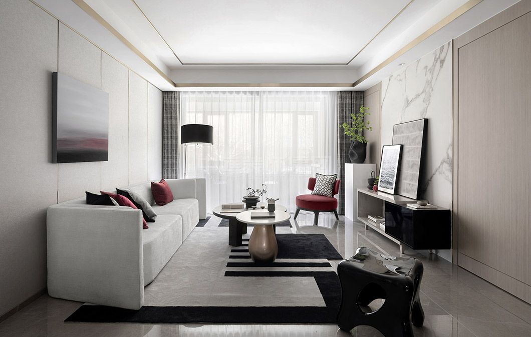 龍光玖悅府110m&sup2; 現代風格案例