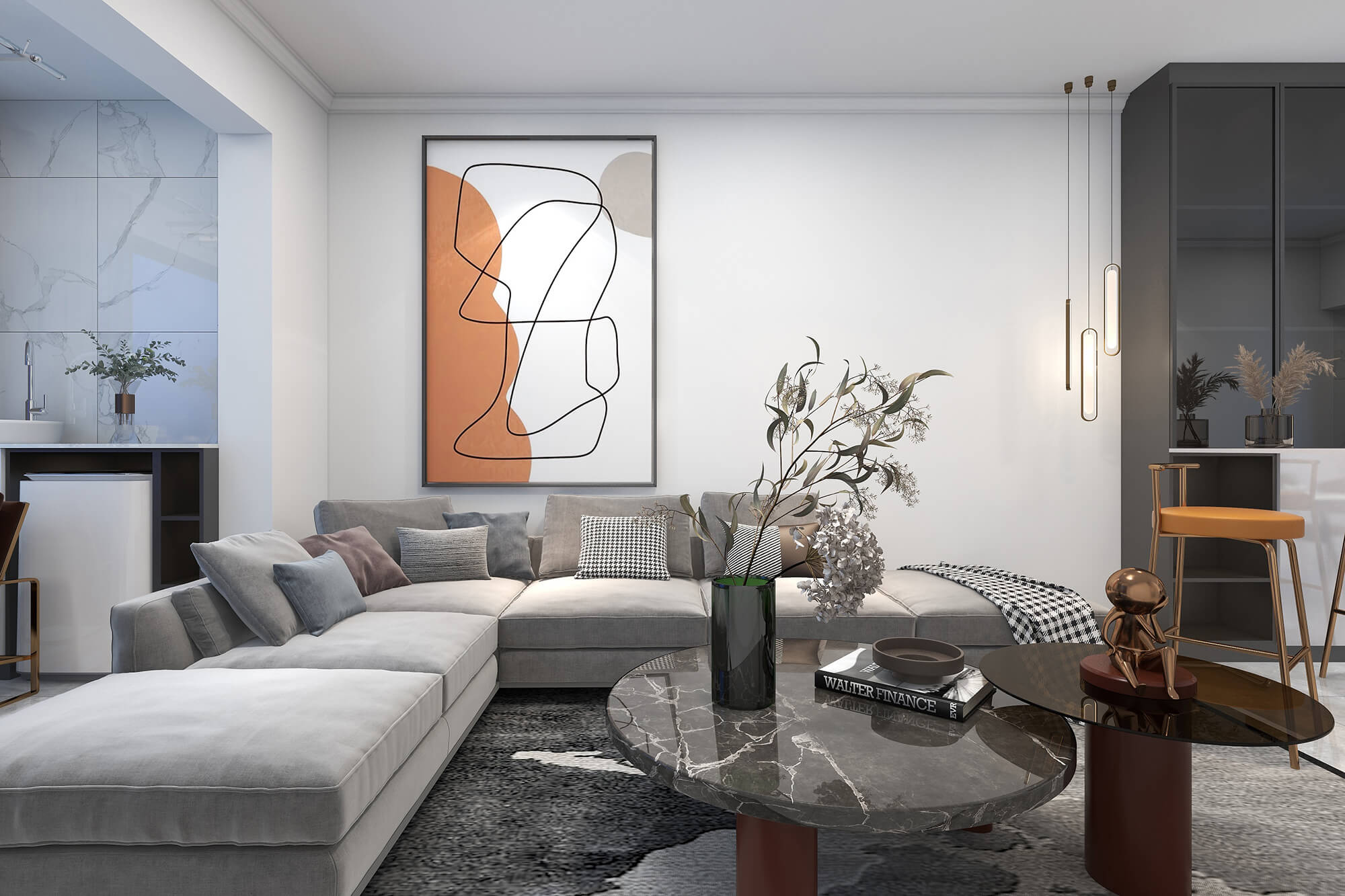 天池山.中脊109m&sup2;現代風格案例